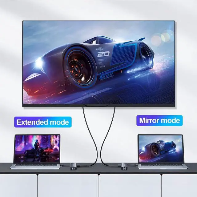 Alt view image 4 of 5 - USB C Docking Station MAC Adapter Multiport usb c to ethernet adapter USBC Multiport 8 in 1 usb c hub with ethernet 1000M 4K HDMI 100W PD Charging USB 3.0 SD/TF Card Reader usbc hub for macbook pro HP