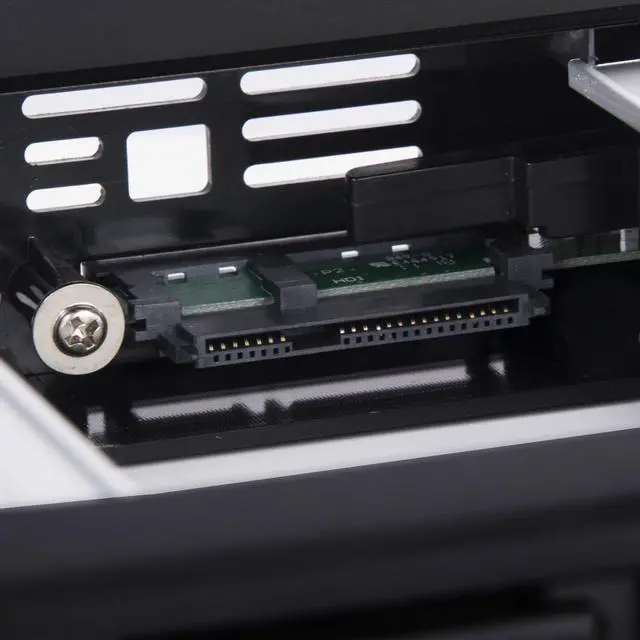 Alt view image 4 of 5 - SilverStone Technology FS301, Hot-swappable, Tray-Less 5.25" to 3.5" SAS/SATA Device Bay, SST-FS301