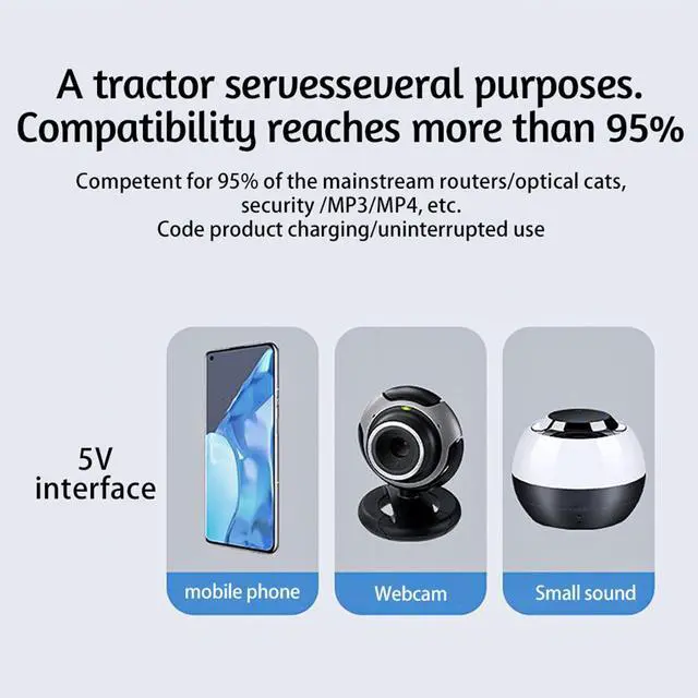 Alt view image 4 of 5 - Mini UPS Battery Backup, 10400mAh 36W Uninterruptible Power Supply with Output USB 5V DC 5V 9V 12V 2A POE 15V 24V 1A 6 Outlets Power Supply Battery Backup for Router, Modem,