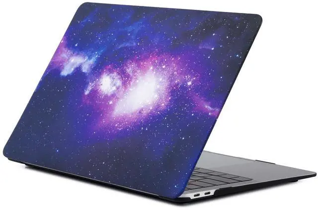 Alt view image 4 of 5 - TOJIA MacBook Pro 13 inch Case A2159 A1989 A1706 A1988 A1708 2019 2018 2017 2016 Release, Plastic Hard Shell Compatible with MacBook Pro 13 Case, Galaxy Purple