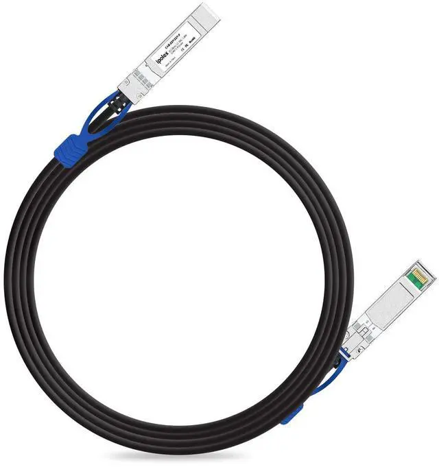 Main image of ipolex 25G SFP28 DAC, 25GBASE SFP+ Twinax Cable, 25Gbps SFP28 to SFP28 Direct Attach Copper(DAC) Passive Cable, for Cisco SFP-H25GB-CU3M, Ubiquiti UACC-DAC-SFP28, Arista, and More, 3m(10ft)