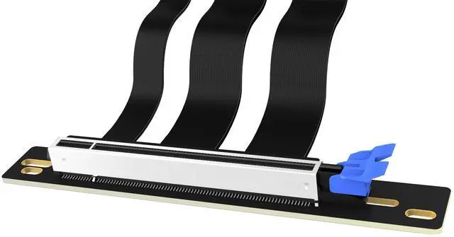 Alt view image 3 of 5 - XRIKUI PCIe 5.0 Riser Cable GPU Gen 5 PCI-E 16X Extension Cable Compatible with RTX4090/5090/RX7900TX(200mm)