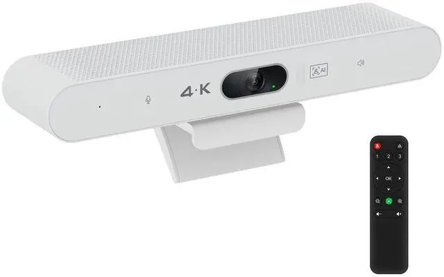 Main image of TOALLIN 4K Webcam with Microphone and Speaker, All-in-One Video Conferencing Camera, USB Video Bar, AI Auto-Framing & Speaker-Tracking, Conference Room Web Camera for Laptop, Meetings, Video Calls