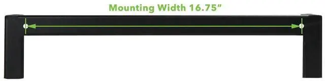 Alt view image 3 of 4 - NavePoint 2U 19 Inch Vertical Wall Mount Rack Wall Mountable Server Rack w/Hardware Black