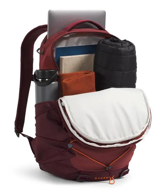 Alt view image 3 of 5 - The North Face Borealis Commuter Laptop Backpack - PFAS Free, Sumac/Iron Bronze, One Size