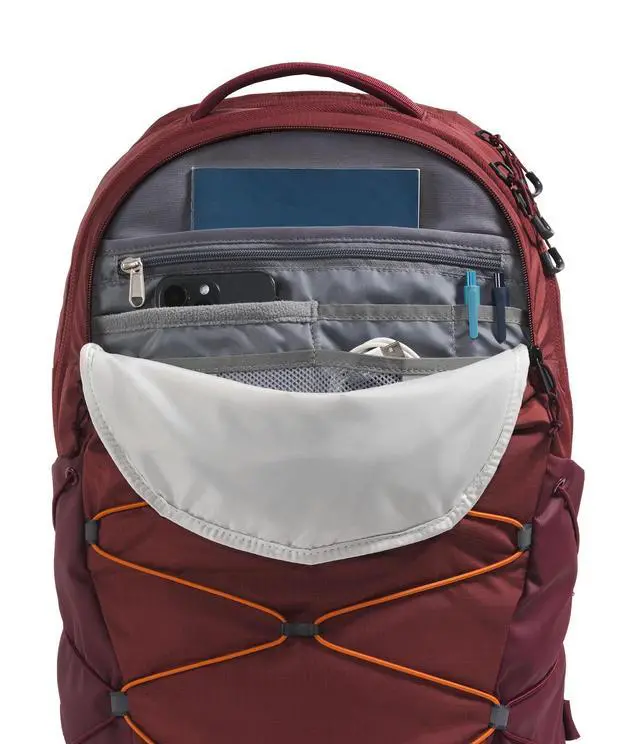 Alt view image 4 of 5 - The North Face Borealis Commuter Laptop Backpack - PFAS Free, Sumac/Iron Bronze, One Size