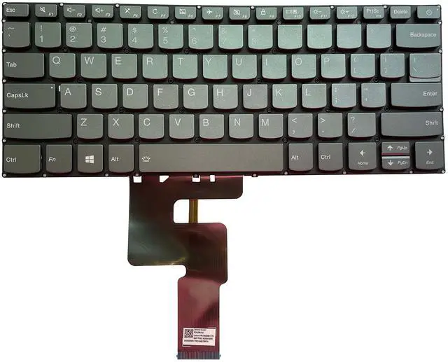 Main image of Sierra Blackmon for IdeaPad Small Trend 7000 7000-14 120s-14IAP 320-14 320S-14IKB V330-14IKB 520-14IKB Gray keycaps, no Borders, with Light, with Power-on Button US Layout Notebook Keyboard