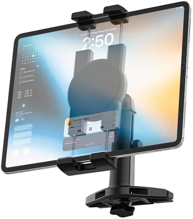 Main image of Phichy Adjustable Car CD Slot Mount for 4.7"-13" Phone & iPad - 360 Rotation CD Player Holder for Car Tablet Stand, Compatible with iPad Pro/Air/Mini, Galaxy Tabs, iPhone