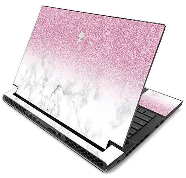 Main image of MightySkins Skin for Alienware m17 R2 (2019) - Marble Glitz | Protective, Durable, and Unique Vinyl Decal wrap cover | Easy To Apply, Remove, and Change Styles | Made in the USA, Model Number: ALWM17R