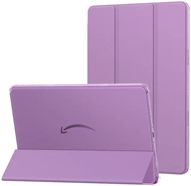 Main image of MoKo Case Fits Amazon Kindle Fire Max 11 Tablet (13th Gen, 2023 Release) 11" - Slim PU Leather Trifold Stand Cover for Fire 11 Tablet Frosted Hard Back Shell with Auto Wake/Sleep, Purple