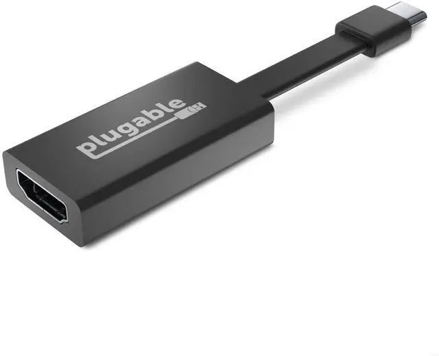 Main image of Plugable USB C to HDMI Adapter 4K 30Hz, Thunderbolt to HDMI Adapter Compatible with iPhone 15, 16, MacBook Pro, Windows, Chromebooks, 2018+ iPad Pro, Surface ARM, USB4 Ports and More - Driverless