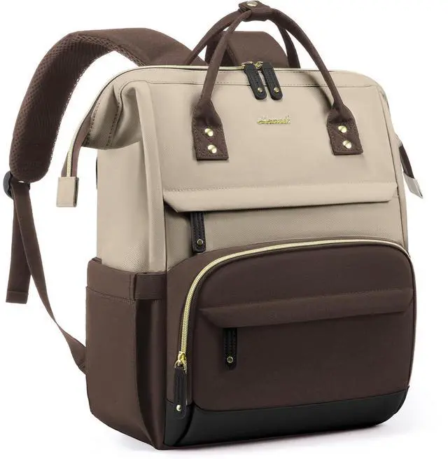 Main image of LOVEVOOK Laptop Backpack for Women, 15.6 Inch Work Business Backpacks Purse With Large Capacity, Waterproof Nurse Bag College Bookbag for School, Waterproof Casual Daypack for Travel