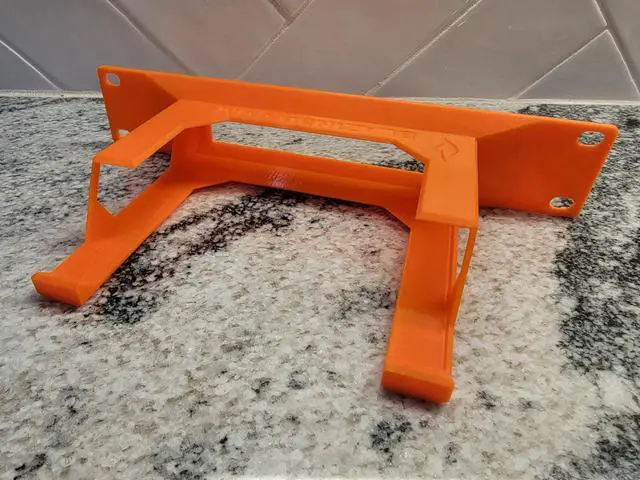 Alt view image 3 of 5 - Blazin3D 10-Inch Rack Mount for Ubiquiti UniFi UCG-Ultra, UCG-Max, UXG-Max, Ventilated Design (White)