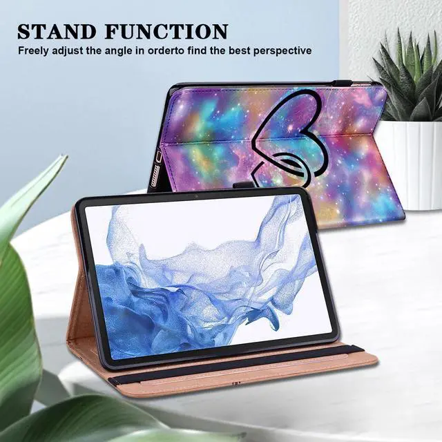 Alt view image 3 of 5 - VODEFOX Case for 7" Kindle Paperwhite 12th Generation 2025/2024 & Kindle Colorsoft Signature Edition 2024,PU Leather Cover for Kindle Paperwhite Signature 2024 7 Inch - Two Hearts