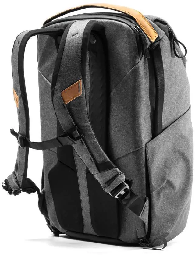 Alt view image 4 of 5 - Peak Design Everyday Backpack 30L, Charcoal, MagLatch Top, Dual Side Access, FlexFold Dividers, Fits 15" / 16" Laptop, For Camera Carry, Daily Commutes or Travel, Versatile Backpack for Men & Women