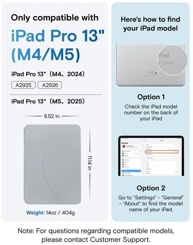 Alt view image 2 of 5 - MOFT Dynamic Folio Case for iPad Pro 13-inch(M5 2025/M4 2024), Silm Magnetic Stand Case with 20+ Viewing Angles, Auto Wake/Sleep, Ultra Thin, Cement x Sapphire