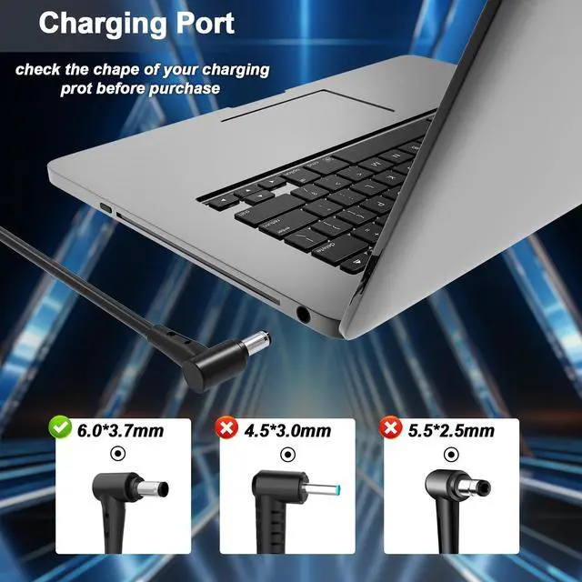 Alt view image 5 of 5 - 240W Charger Fit For Asus ROG Strix G15 G513 G513RC G513IC G513IE G513IR G513QC G513QE G513QH G513R G513Q G513I G513RM G513QM G513QR G513IM G512 G512LV G512LU G512LW G512LWS G512L G512LI Gaming Laptop