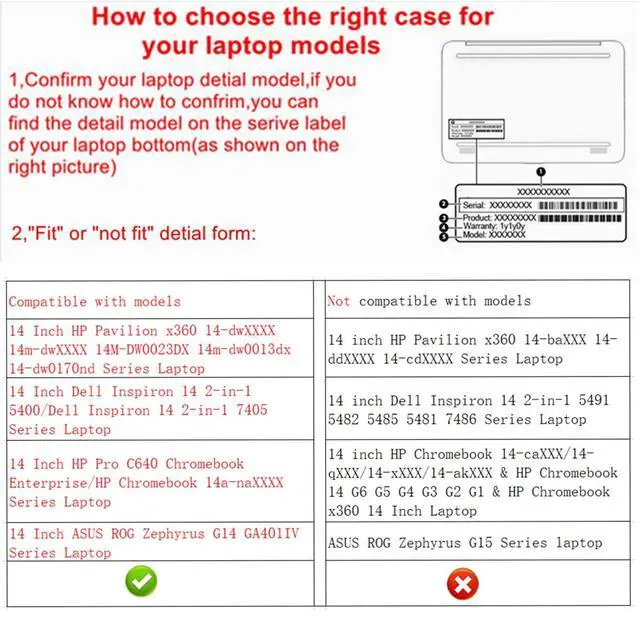 Alt view image 3 of 5 - Alapmk Protective Case Cover for 14" HP Pavilion x360 14-dwXXXX 14m-dwXXXX 14M-DW0023DX/HP Pro C640 Chromebook Enterprise/HP Pro c645 Chromebook/HP Chromebook 14a-naXXXX 14a-na0010nr Laptop,Black