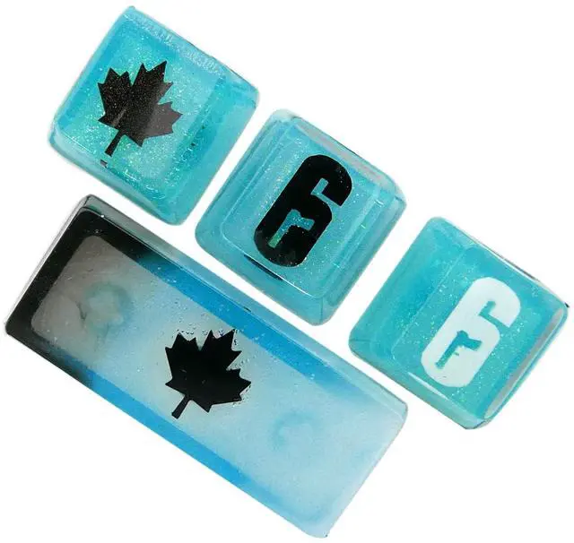 Main image of Resin Mechanical Keyboard Keycap - Unique Design, Durable Material, (Black)