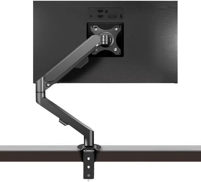 Main image of HILLPORT Monitor Arm Desk Mount Single 17-34 inch Portable Adjustable Vesa Stand Gas Spring Desktop Bracket 4.4 to 19.8 lbs with Clamp and Grommet Screen Up to 34 inch Computer pc M5-B