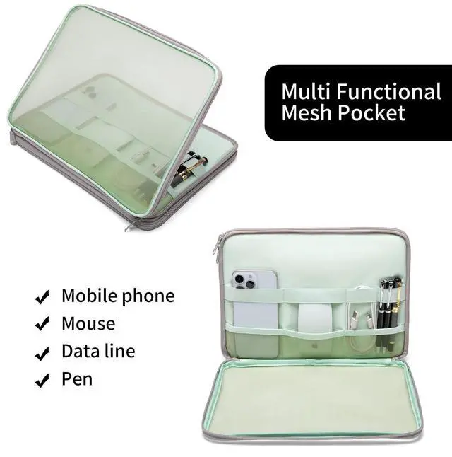 Alt view image 3 of 5 - CONMOTO Laptop Case Sleeve,13 inch 15inch Computer Carrying Bag Laptop Sleeve Compatible for MacBook Air/Pro, HP, Dell, Lenovo, Acer