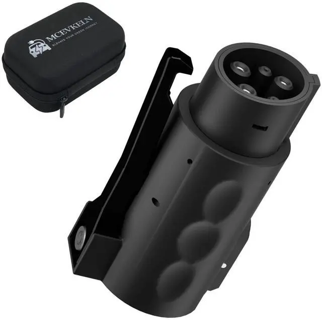 Main image of MCEVKELN NACS to J1772 Adapter - for Tesla to J1772|Compact| Double Locks| 80A 250A| J1772 to Tesla Charger Adapter,for All SAE J1772 EVs with Tesla Chargers