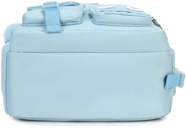 Alt view image 5 of 5 - Classic Diamond School Backpack for Girls Laptop Backpack Cute Bookbag Kawaii College Backpack School Backpacks for Teens Girls Student (Blue)