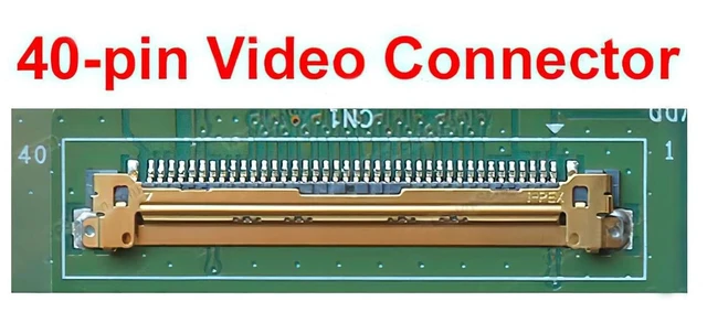 Alt view image 4 of 4 - 17.3" Screen Replacement for HP 17-G103DX 17-G192DX 17-G119DX 17-G113DX 17-G101DX 17-G121WM 17-G015DX 17-G030NR 17-G121WM 17-G015DX LCD Non-Touch Display Panel HD+ 1600(RGB)900 40 pins
