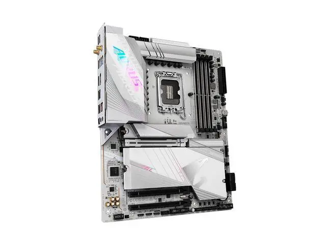 Alt view image 3 of 5 - GIGABYTE Z790 AORUS PRO X LGA 1700 ATX Motherboard, Support Intel Core 14th/13th/12th Gen, DDR5, 18+1+2 Power Phase, 5X M.2, PCIe 5.0, USB-C 3.2, WIFI7, 5GbE LAN, Q-Flash Plus, EZ-Latch