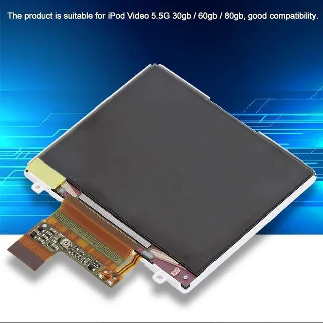 Alt view image 4 of 5 - Kafuty-1 Replacement LCD Screen for iPod Video 5th 5.5G 30gb/60gb/80gb, Screen Digitizer Assembly, Replacement, High Definition Display, Perfect Suitability