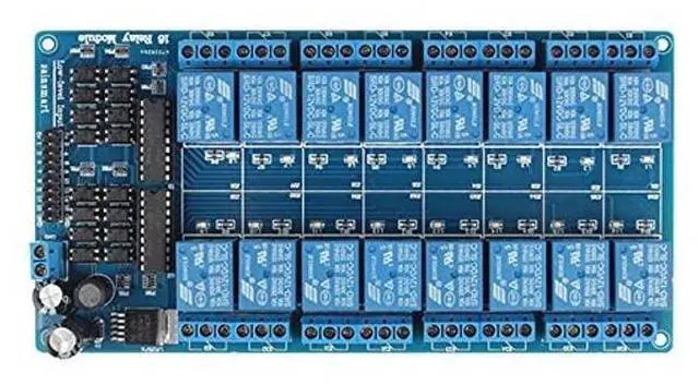 Alt view image 3 of 5 - ACEIRMC 5V 16-Channel Relay Interface Board Module Optocoupler LED LM2576 Power for Arduino DIY Kit PiC ARM AVR (4pcs)