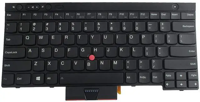 Main image of SUNMALL New Laptop Keyboard Replacement with Pointer(no Backlit) Compatible with Lenovo IBM ThinkPad T430 T430S T430I X230 X230T X230I T530 W530 (Not Fit T430U X230S)