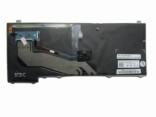 Alt view image 2 of 2 - Abakoo New Keyboard Compatible with Dell Latitude E5440 PK130WQ1B00 9Z.N9ULN.101 NSK-LD1BC 01 US with Point Backlit