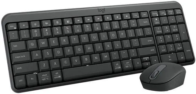 Main image of Logitech MK250 Bluetooth Wireless Mouse and Keyboard Combo: Fast & Easy Connectivity, Compact Wireless Keyboard, Ambidextrous Mouse, Durable Build - Windows/MacOS - Graphite