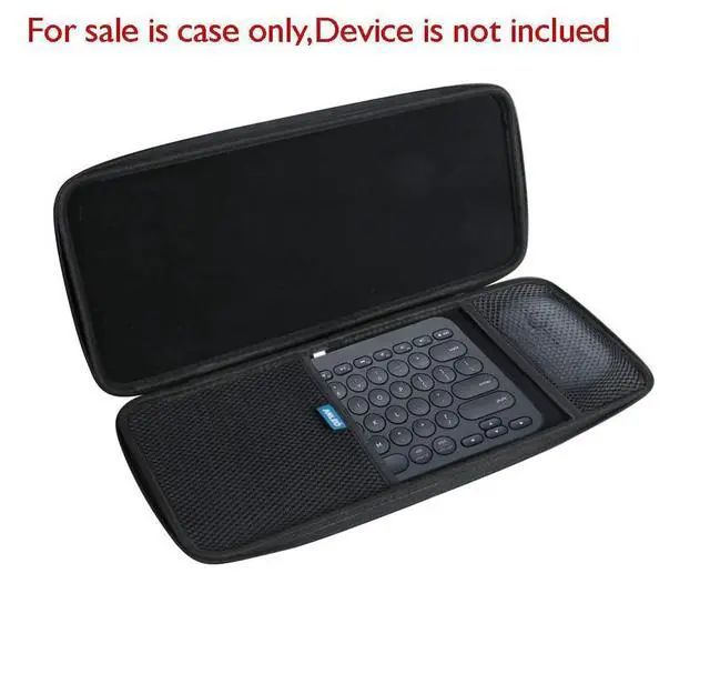 Alt view image 2 of 5 - Anleo Hard Travel Case for Logitech K380 Wireless Keyboard + M355 Pebble Mouse Combo