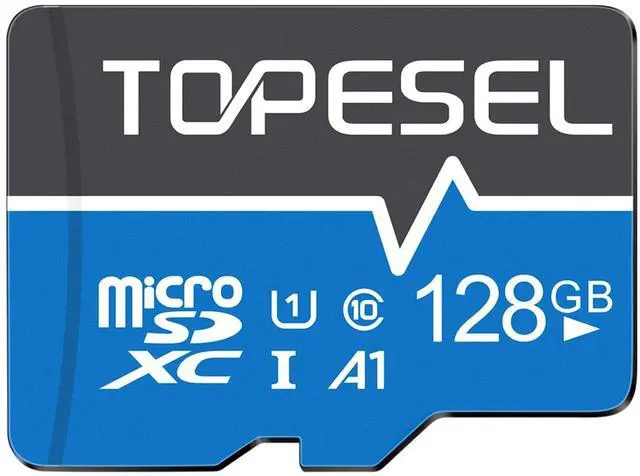 Main image of TOPESEL 128GB Micro SD Card with Adapter Class 10 Micro SDXC Card UHS-1 Memory Card High Speed TF Card for Camera, Smartphone, Tablet(1Pack 128GB)