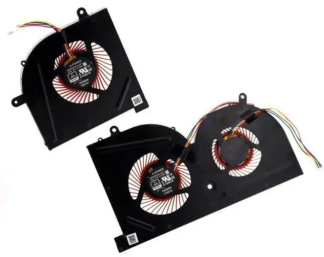 Alt view image 3 of 5 - Deal4GO CPU GPU Graphics Cooling Fan Replacement for MSi GS63VR, GS73VR Stealth Pro 6RF 7RF 7RG MS-16K2 MS-17B3