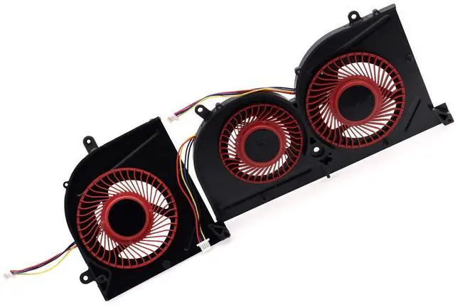 Alt view image 2 of 5 - Deal4GO CPU GPU Graphics Cooling Fan Replacement for MSi GS63VR, GS73VR Stealth Pro 6RF 7RF 7RG MS-16K2 MS-17B3