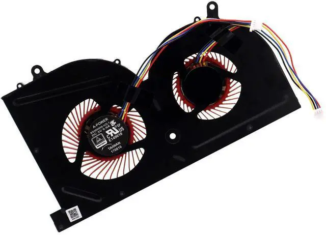 Alt view image 4 of 5 - Deal4GO CPU GPU Graphics Cooling Fan Replacement for MSi GS63VR, GS73VR Stealth Pro 6RF 7RF 7RG MS-16K2 MS-17B3