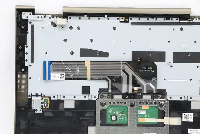 Alt view image 4 of 5 - LTPRPTS Replacement Laptop Upper Case Palmrest Non-Backlit Keyboard Touchpad Assembly Part for Lenovo Yoga 7-14ITL5 5CB1A08879 AM1RW000110 Blackish Green