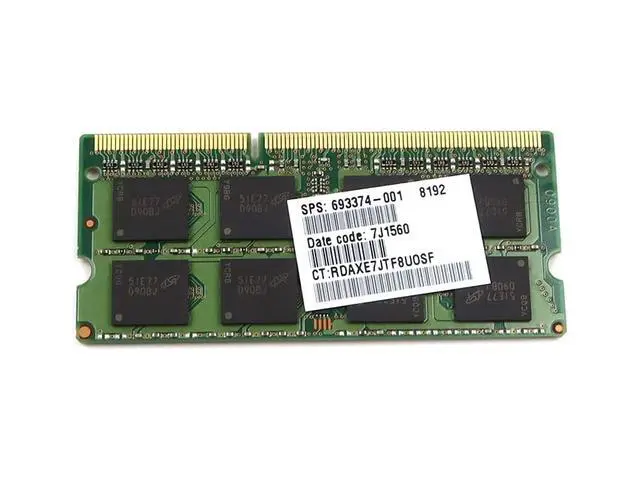 Alt view image 2 of 2 - 8GB Micron DDR3 1600 MHz PC3-12800 1.35V Laptop RAM Memory MT16KTF1G64HZ-1G6E1 693374-001