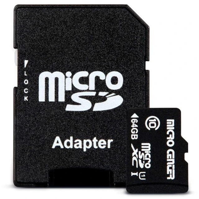 Alt view image 4 of 5 - Micro Center 64GB Class 10 MicroSDHC Flash Memory Card with Adapter, 2Pack