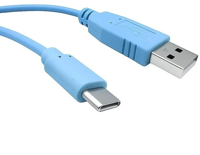 Main image of Aexus Serial Console Cable for Cisco ^^ USB Type A to USB Type C 6ft (1.8 M) ^^ CAB-Console-USB-C= ^^ Compatible with Cisco Catalyst 1200/1300/9500X Series Switches, Cisco Secure Firewall