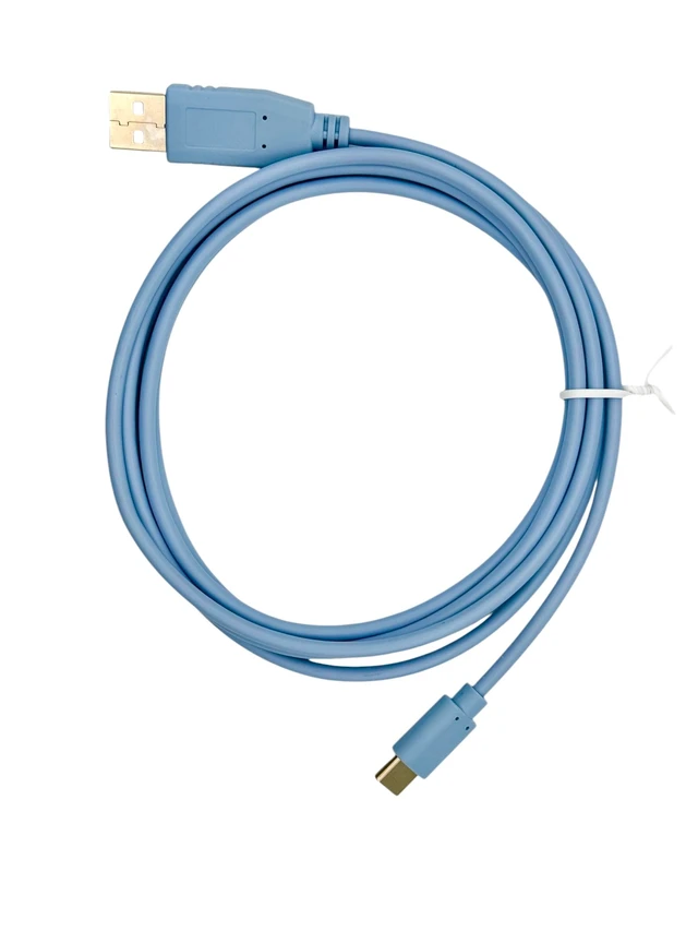 Alt view image 2 of 3 - Aexus Serial Console Cable for Cisco ^^ USB Type A to USB Type C 6ft (1.8 M) ^^ CAB-Console-USB-C= ^^ Compatible with Cisco Catalyst 1200/1300/9500X Series Switches, Cisco Secure Firewall