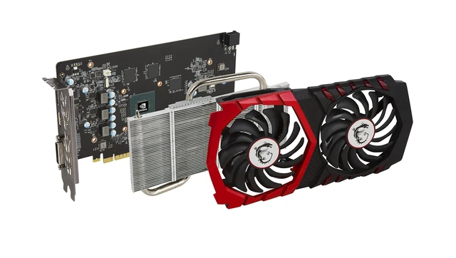 Alt view image 5 of 5 - msi Computer Video Graphic Cards GeForce GTX 1050 TI Gaming X 4G, 4GB