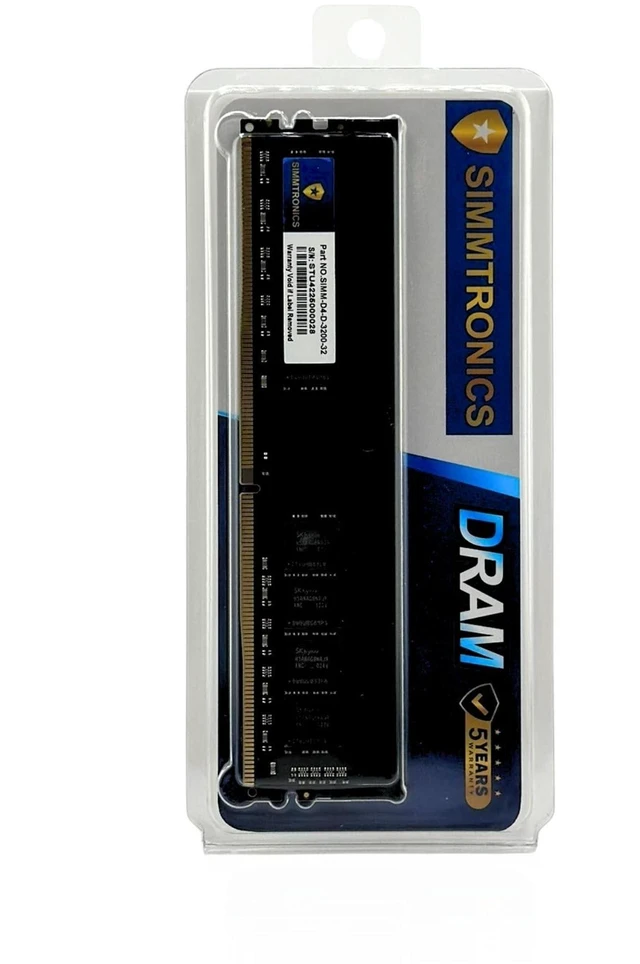 Main image of Simmtronics 32GB DDR4-3200MHz ^^ PC4-25600 CL22 ^^ 288-Pin DIMM Desktop RAM