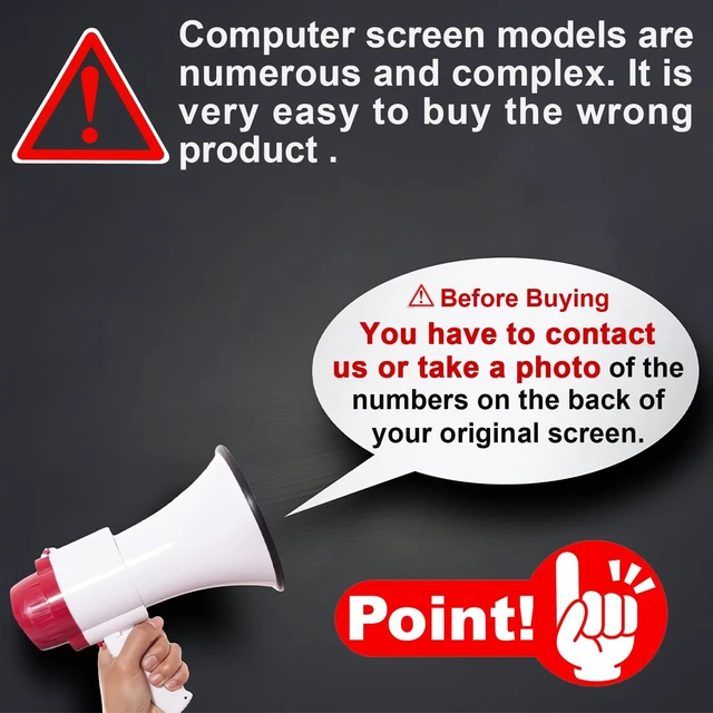 Alt view image 5 of 5 - BTSELSS 15.6" LCD Screen Replacement for HP 15-DY0025TG 15-DY2062NR 15-DY2087NR 15-DY2073NR 15-DY2078NR B156XTN08.1 B156XTN08.0 HW0A Display Panel HD 1366x768 30 pin (NOT 40 pins)