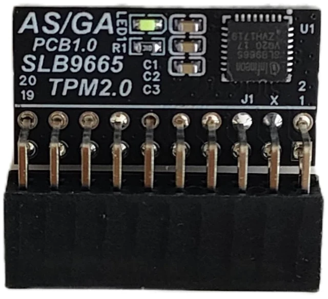 Main image of Yeiwenl TPM 2.0 Encryption Security Module with 20-1 pin Compatible with Windows 11 for GIGABYTE Motherboard/ASUS Motherboard
