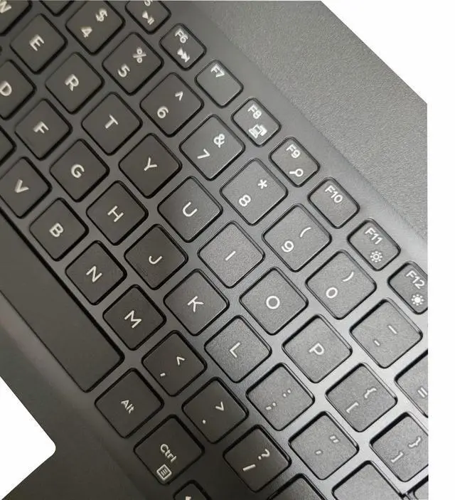 Alt view image 3 of 5 - wzqrps Replacement Laptop Upper Case Palmrest Non-Backlit Keyboard Assembly Part for Dell Latitude 3490 E3490 0P8YTM P8YTM Black
