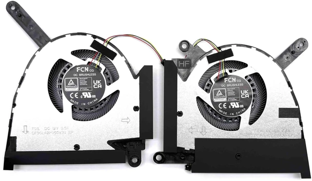 Alt view image 2 of 4 - New CPU + GPU Fan for ASUS TUF Dash 15 (2022) FX517ZM FX517ZR